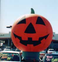 Halloween Balloons - cold-air inflatables and Halloween helium balloons available.